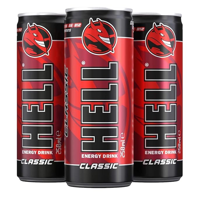 SORINA Hell Energy Drink 24 cans 250 ml each including deposit