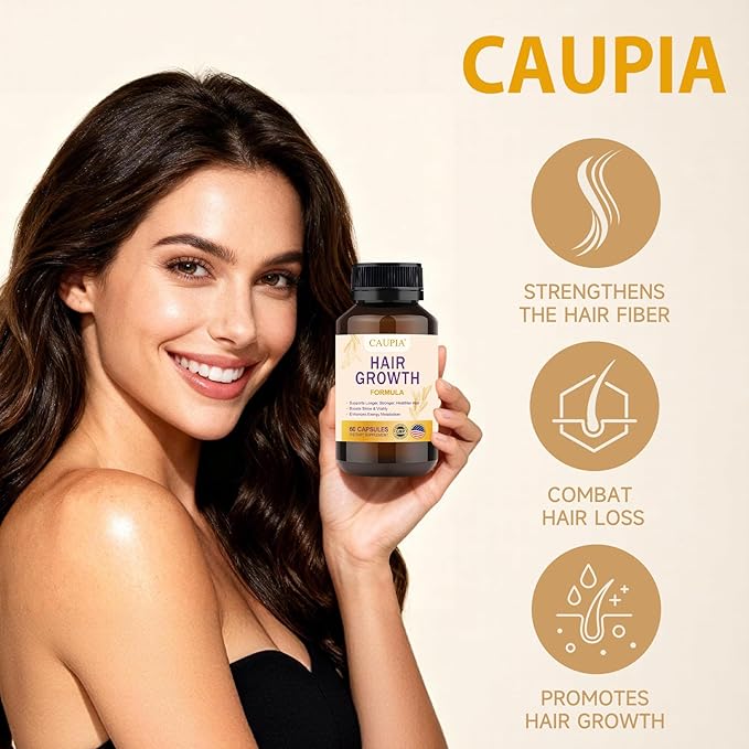 Hair Energy Supplement Capsules for Hair Growth - Hair &amp Scalp Support Supplement - 60 Capsule