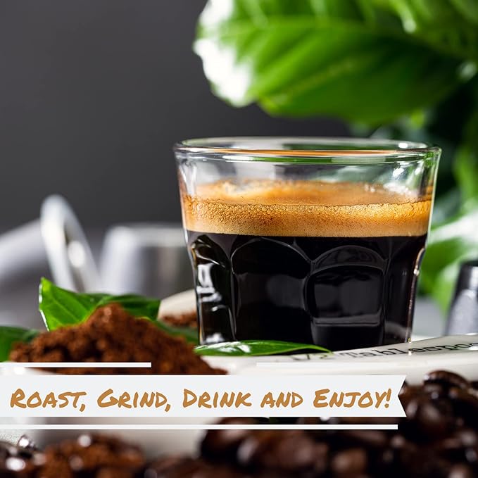 Gourmet Raw Unroasted Whole Coffee Beans by It's Delish 2lbs Bulk 100% Arabica Whole Espresso Beans | Ready to Roast Grind &amp Brew Natural &amp Kosher
