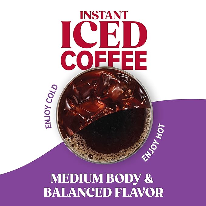 Folgers Instant Iced Coffee 7 Ounce (Pack of 6)