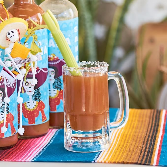 Artisan Sangrita by Fiesta Mexicana - Traditional Recipe - 100% Natural Orange Juice - 2536 oz (750 ml) Bottle - Alcohol Free - For All Kinds of Celebrations (Pack of 2)