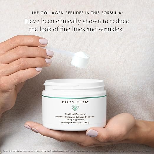 Body Firm Youthful Essence Radiance Renewing Collagen Peptides | 30 Servings