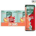 Maison Perrier French Kiss Sweetened Sparkling Juice Beverage Peach &amp Cherry Flavors With Real Fruit Juices 24Pk