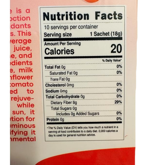 Hello Bloom Glow Reduced L-Glutathione Powder Juice Drink (10 Sachets x 18g Grapefruit)
