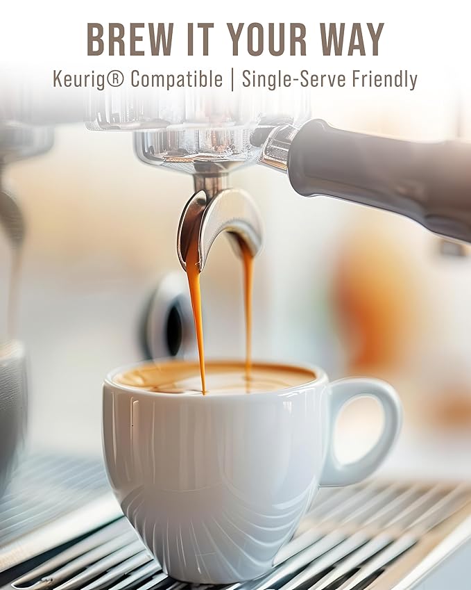 EnFuse by VitaPerk Vitamin Coffee with 15 Essential Nutrients - Gluten Free with Low Calorie Focus Coffee with Extra Caffeine Arabica Beans Medium Roast Blend  24 Pods Compatible with Keurig K-Cup Br