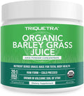 Organic Barley Grass Juice Powder - Grown in Volcanic Soil of Utah - Raw &amp BioActive Form Cold-Pressed then CO2 Dried – Gluten Free GMO free Vegan - Complements Wheatgrass Juice Powder - 5.3 oz