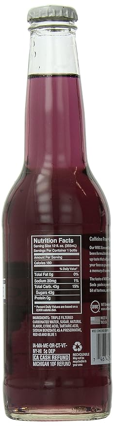 WBC/Goose Island Craft Soda Concord Grape 12 Ounce (Pack of 4)