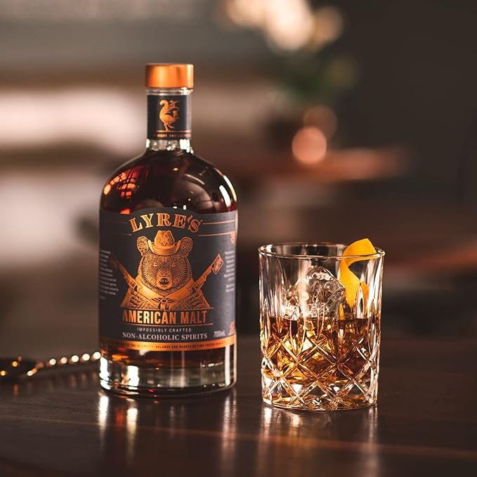 Lyre's Coffee Royale - Non-Alcoholic Set (Pack of 2) | Coffee Originale (Coffee Liqueur Style) &amp American Malt (Bourbon Style) | Award Winning | 23.7 Fl Oz
