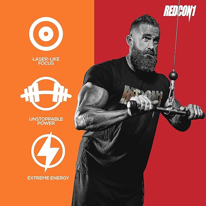 REDCON1 Total War Ready to Drink Pre Workout Strawberry Mango - Endurance Boosting Keto Friendly RTD Formula - Amino Acid + Citrulline Malate Pre Workout Drink for Men &amp Women (12 Servings)