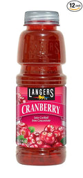 Langers Cranberry Juice Cocktail 15.2 Fl Oz (Pack of 12)