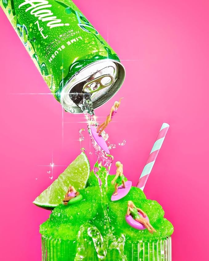 Lime Slush Energy Drink – Sugar Free Low Calorie Energy Drinks - 12 fl oz Can (3 Pack)