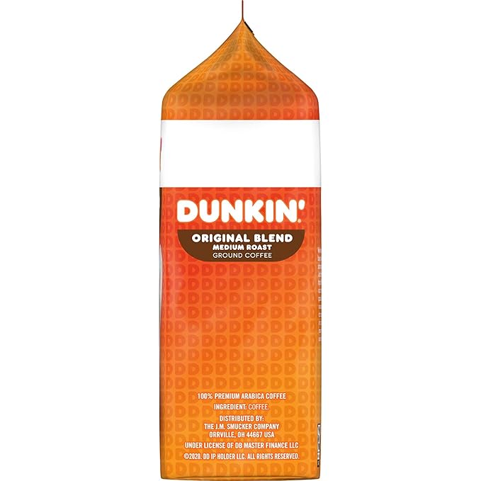 Dunkin' Original Blend Medium Roast Ground Coffee 20 Ounces (Pack of 6)