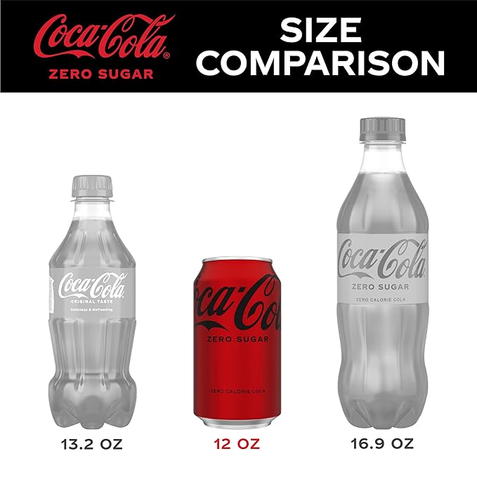 Coca-Cola Zero Sugar Fridge Pack Bundle 12 fl oz 36 Pack