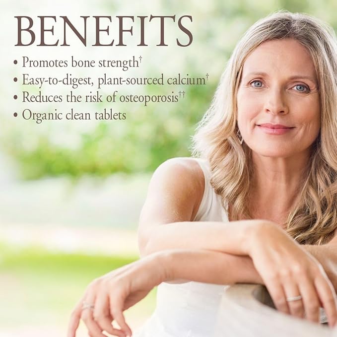 Garden of Life Calcium Supplement with Magnesium &amp Organic Vitamin D3 K2 Made from Whole Foods Gluten-Free 90 Count (Pack of 6)