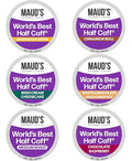 Maud's Half Caff Coffee Pods Variety Pack 48 ct 6 Assorted Flavors Medium Roast Coffee in Single Serve Pods – 100% Arabica Coffee Compatible with Keurig K Cups Maker