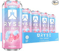 RYSE Fuel Energy Drink - Cotton Candy - Sugar Free Gluten Free &amp Vegan - 200mg Natural Caffeine Taurine &amp Choline for Focus &amp Energy - No Artificial Colors - 16 fl oz Cans (12-Pack)
