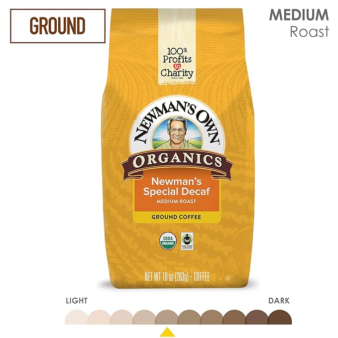 Newman's Own Organics Newman's Special Blend Ground Coffee Medium Roast Bagged 10 oz (Pack of 4)