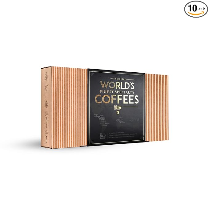 Original Gourmet Coffee Gift Set for Men &amp Women - 14 World's Finest Single Origin Specialty &amp Organic Coffees in Innovative Brewers | Sampler Box for Coffee Lover to Brew &amp Enjoy Anytime