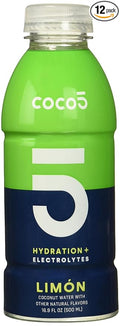 Coco5 Limon Coconut Water 12pk 16 FZ