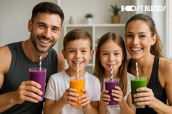 Smoothie Variety Pack - 30 Instant Breakfast Smoothies – 3 Delicious Flavors - 100% Real Fruits - Healthy On the Go Nutrition