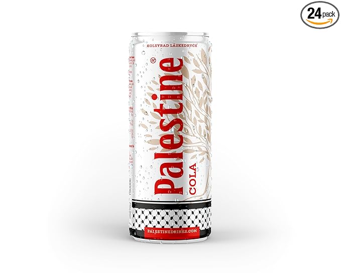 Palestine Cola Carbonated Soft Drink 330ml Can 24-Pack