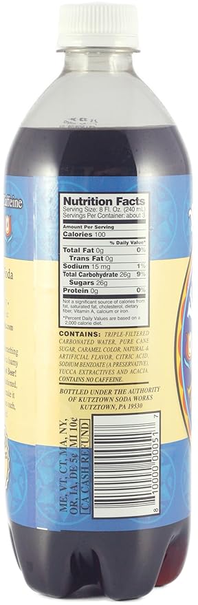 AmishTastes Root Beer Kutztown Nix Besser PA Dutch Style 24 Oz. (Pack of 12)