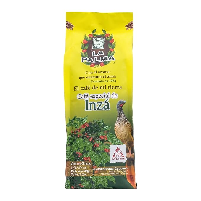 Café La Palma - Authentic Colombia Excelso 100% Single Origin Ground Arabica Artisan Coffee. Perfectly Medium Roasted Offering Vibrant Acidity and Sweet Finishes for a Consistent Premium Daily Cup (