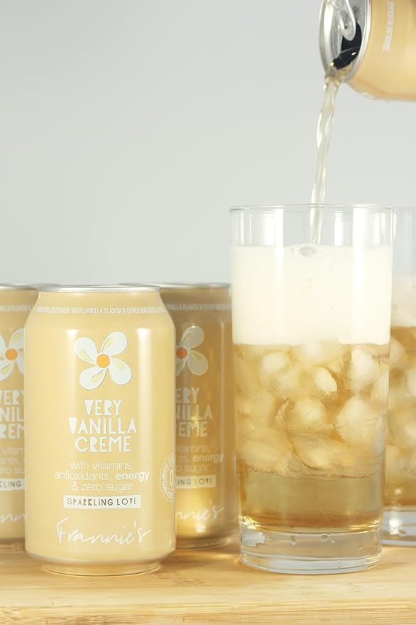 AmishTastes Frannie’s Sparkling Beverages Customizable 2-Flavor/16ct Box (Choose from 7 Flavors) 192 Oz.