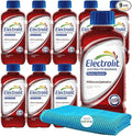 Electrolit Hibiscus-Jamaica Hydration Drink with Electrolytes 21 fl oz Plastic Bottles 9 Pack + 1 Microfiber Cooling Towel by KOOL8SHOP Infinite Deals