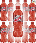 Mountain Dew Code Red 20oz Bottle (Pack of 10 Total of 200 Fl Oz)