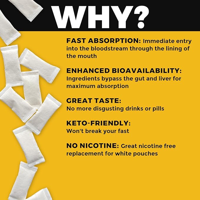 Fully Loaded Alpha Nootropic Pouches (Variety Pack) - 5 Cans - 15 Pouches per can - Effective Nootropic Delivery Nic Pouch Replacement - Faster Absorption Alpha GPC L-Tyrosine GABA