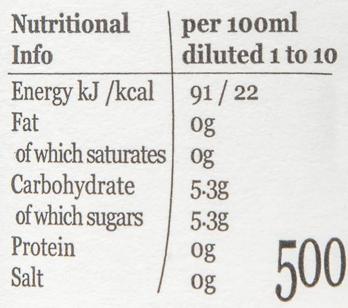 Belvoir Organic Elderflower Cordial 500 ML