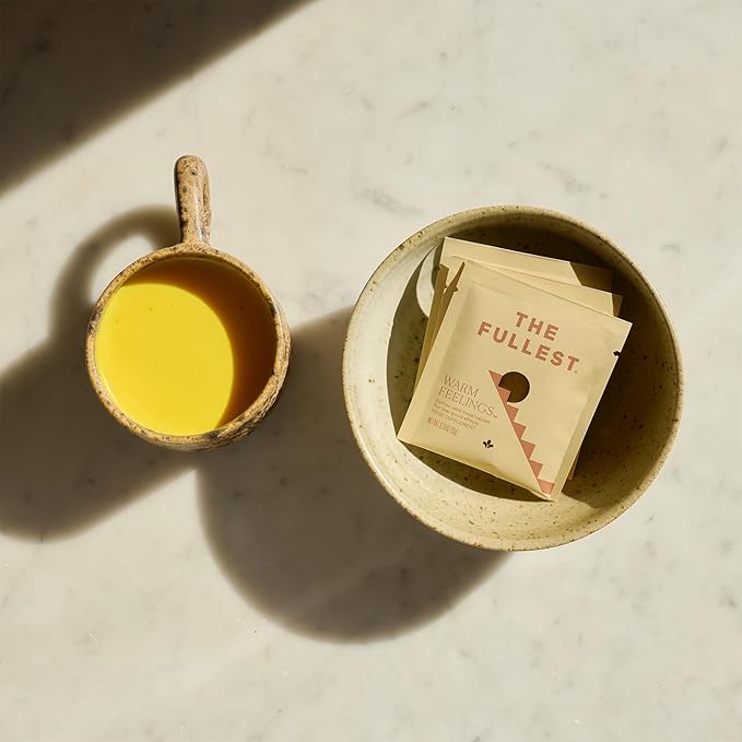 THE FULLEST - Saffron Latte 30 Day Supply - Saffron Cardamom and Coconut Milk Based Wellness Powder for Mood and Sleep Support Sugar-Free Vegan and Gluten-Free 30 Servings
