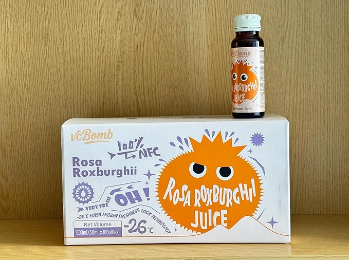 VCBomb rosa roxburghii juice Fresh Pressed Juice with No Added Sugar Supports Immune &amp Digestive Health Plant-Based Gluten-Free &amp Beginner Friendly