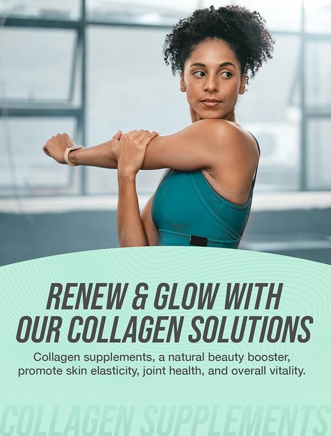 BulkSupplements.com Chicken Collagen Powder - Hydrolyzed Collagen Supplement for Hair Skin &amp Nails - Unflavored &amp Gluten Free 2.5g per Serving 1kg (2.2 lbs) (Pack of 1)