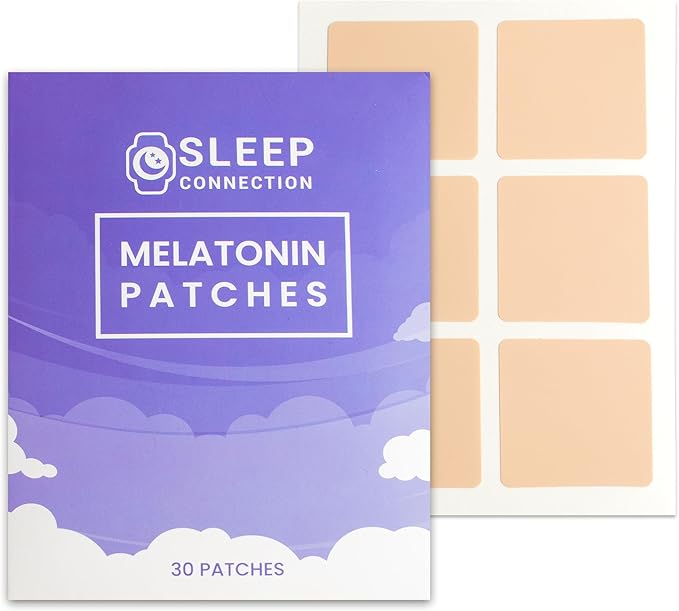 Melatonin Patches for Adults - 30 Beige Sleep Patches Skin Friendly Sleep Promoting Stickers with Natural Ingredients - Supports Better Sleep and Relaxation