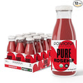Pomona Organic Juices Pure Rosehip Juice 8.4 Ounce Bottle (Pack of 12) Cold Pressed Organic Juice Non-GMO No Sugar Added Not from Concentrate Gluten Free Kosher Certified Preservative Free