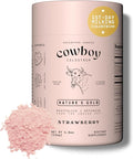 COWBOY - The Exclusive 1st Milking Whole Grass Fed Colostrum Supplement for Full Body Health - Bovine Colostrum Powder Packed w/Bioactive Nutrients - Sugar Free (Strawberry 30 Servings)