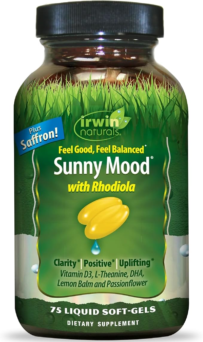 Irwin Naturals Sunny Mood - 75 Liquid Soft-Gels