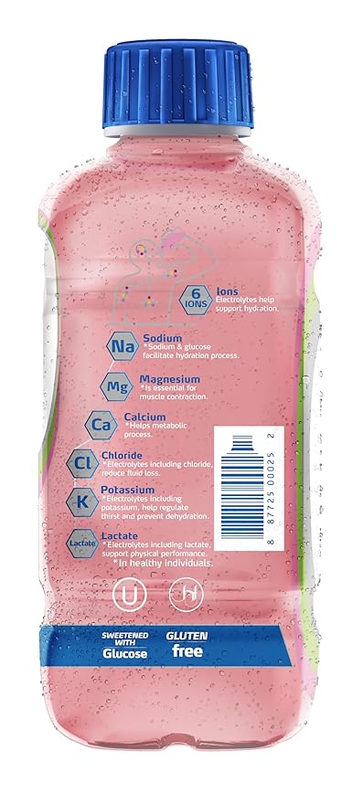 Electrolit Electrolyte Beverage Strawberry-Kiwi 21 Fl Oz bottle (Pack of 12)