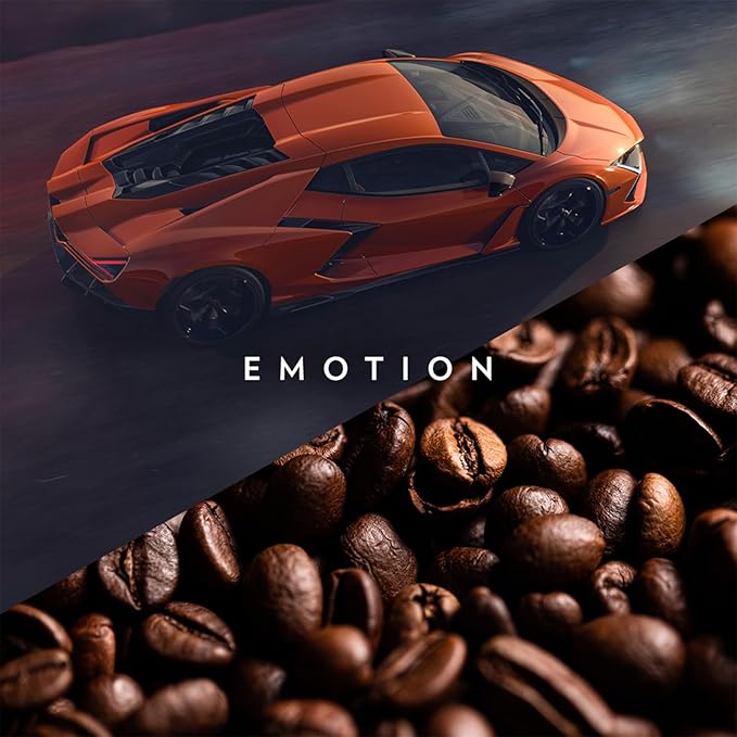 Lavazza Espresso Whole Bean for Automobili Lamborghini Dark Roast Arabica and Robusta Blend 2.2 lb Bag (Package May Vary)