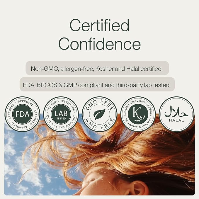 Collagen Peptides Powder Grass-Fed Pasture-Raised Hydrolyzed Collagen Powder Type I &amp III Hair Nails Skin and Joints Non-GMO Paleo &amp Keto Unflavored 16 Fl oz. 45 Servings