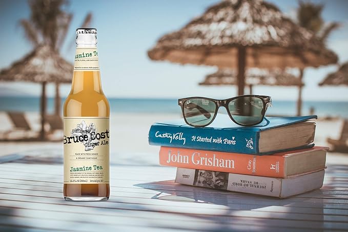 Bruce Cost - Unfiltered Ginger Ale - Jasmine Tea - 12 oz (12 Glass Bottles)