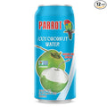 Parrot Brand Coconut Water No Pulp 490ml 16.6 fl. oz.100% Juice Refreshing Coconut Taste Natural Essential Plant Based Non-GMO Electrolytes Antioxidant Low Calorie Hydrating(Pack of 12)