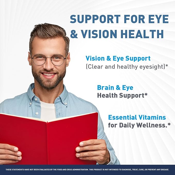 Optivell Eye Capsules - Official Optivell Advanced Premium Vision Support Pills - Maximum Strength Natural Vitamins for Overall Health &amp Wellness Reviews 60 Capsules for 1 Month