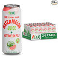 Vinut Natural Watermelon Juice Drink with Pulp (16.57 fl oz Pack of 24) Real Watermelon Juice No Sugar Added Gluten Free GMO-Free