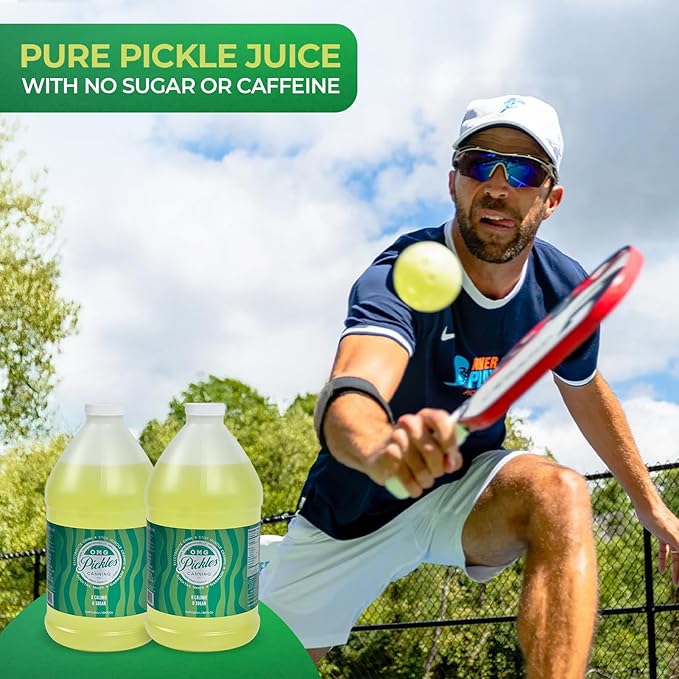 OMG Pickles Dill Pickle Juice for Leg Cramps – Natural Pickle Juice Sports Drink for Cramp Relief &amp Hydration – Kosher Dill Pickle Brine for Sport Recovery with Electrolytes – Dill Pickle Brine Ha