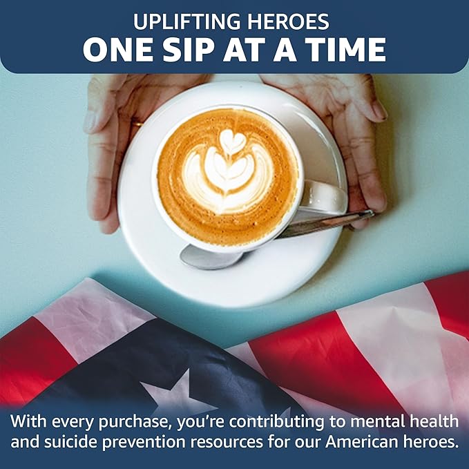 22 Salute 1776 Ground Coffee Dark Roast Bold Flavor Notes Medium Acidity 100% Specialty Arabica Coffee 12oz Bag