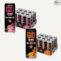 Jocko GO Energy Drink Bundle - Orange &amp Pink Lemonade (24 Cans) 2 Flavors