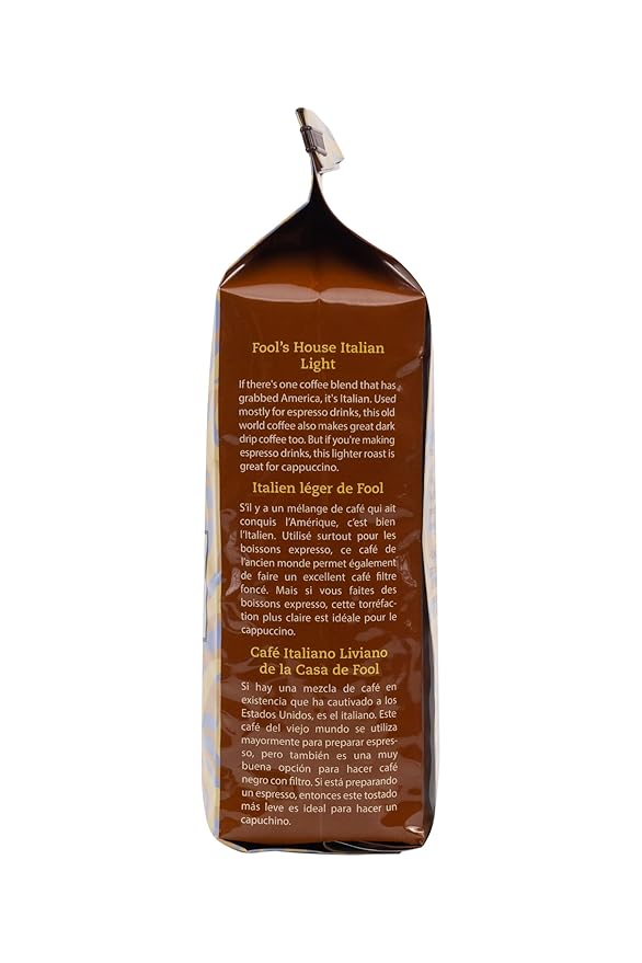 Coffee Fool's House Italian Light (Whole Bean)